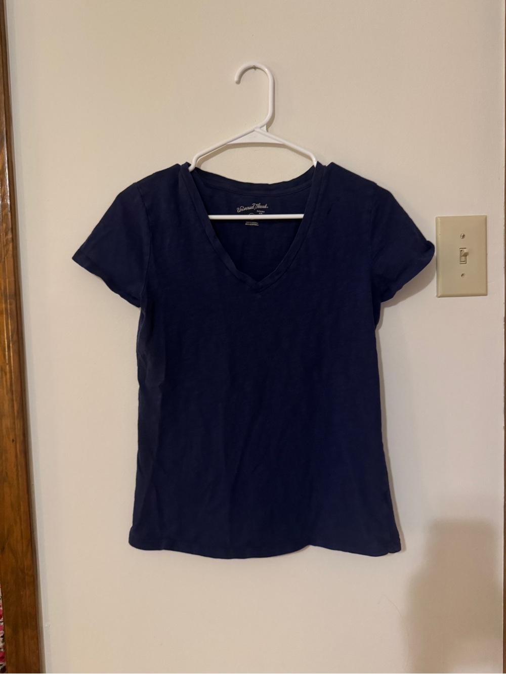 Universal Thread V-Neck Short Sleeve Tee - Navy